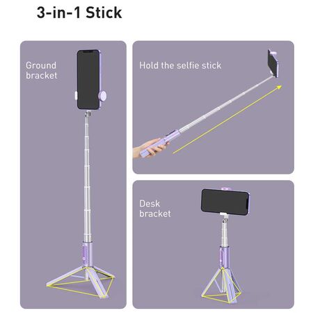 Baseus Traveler Bluetooth Tripod Selfie Stick Baseus Traveler Bluetooth Tripod Selfie Stick
