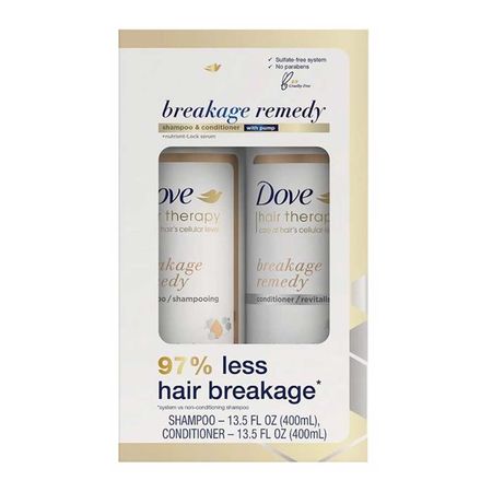 Dove Hair Therapy Breakage Remedy Shampoo and Conditioner 400ml