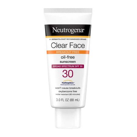 Neutrogena Clear Face Oil-Free Broad Spectrum SPF 30 Sunscreen 88ml