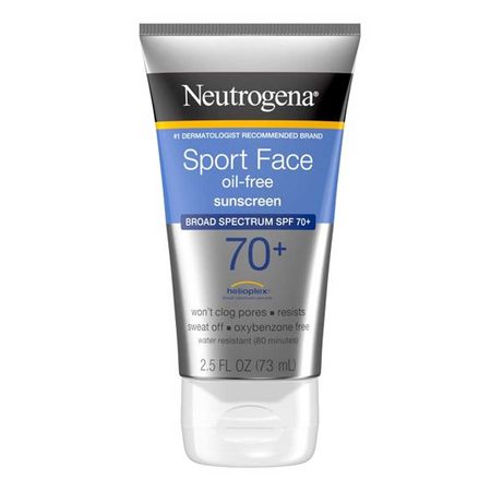 Neutrogena Sport Face Oil-Free with Broad Spectrum SPF 70+ Sunscreen 73ml