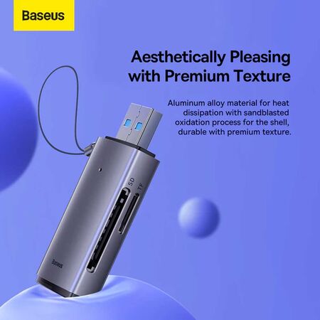 Baseus Airjoy USB A to SD / TF Card Reader