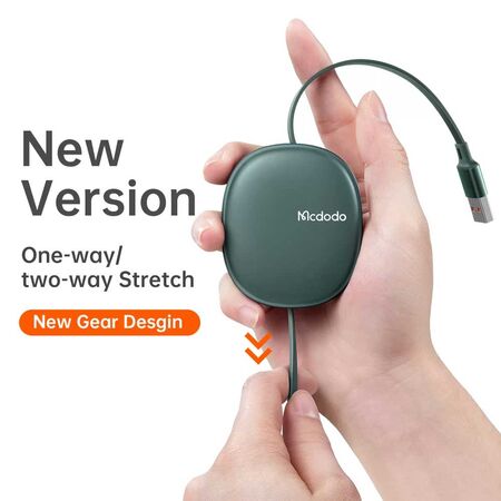 Mcdodo CA-120 3 in 1 Retractable 6A Super Fast Charging Data Cable
