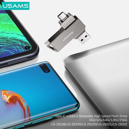 Usams Type-C+USB 3.0 High Speed Flash Drive 128GB