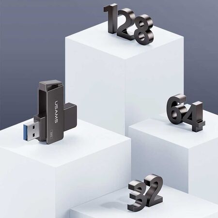 Usams Type-C+USB 3.0 High Speed Flash Drive 128GB