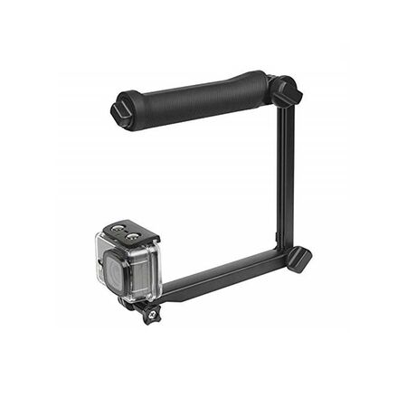 3-Way Professional Monopod Stand Mini Tripod for Action Camera 3-Way Professional Monopod Stand Mini Tripod for Action Camera