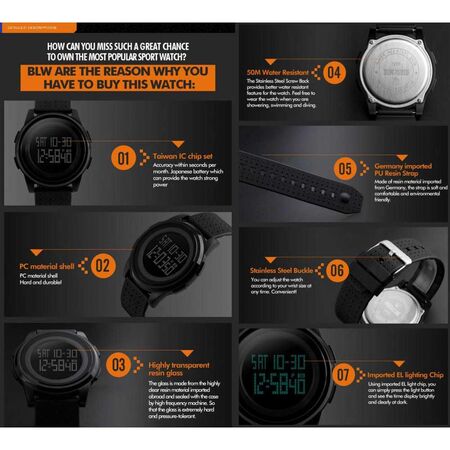 SKMEI 1206 Watch Specifications