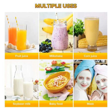 Xiaomi Deerma DEM-NU30 Portable Electric Juicer Blender 300ml