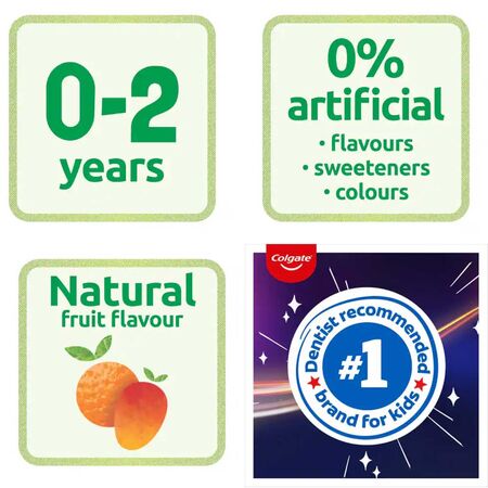 Colgate Anticavity Fluoride Toothpaste 0-2 Years