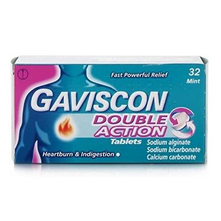 Gaviscon Double Action Tablets 32 mint