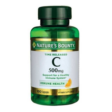 Nature’s Bounty Vitamin C 500mg 100 Capsules