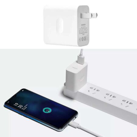 Oppo 30W Vooc Flash Charger with Type C Cable Oppo 30W Vooc Flash Charger with Type C Cable