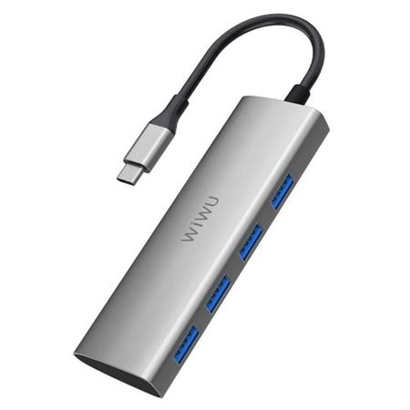 WiWU Alpha A440 4-in-1 USB Type-C Hub