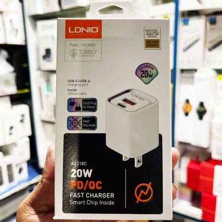 Ldnio A2318C USB-C Fast Charging Adapter 20W Ldnio A2318C USB-C Fast Charging Adapter 20W