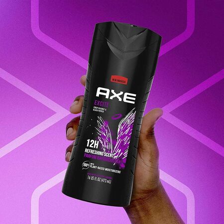 Axe Excite Crisp Coconut & Black Pepper 12h Refreshing Body Wash 473ml Axe Excite Crisp Coconut & Black Pepper 12h Refreshing Body Wash 473ml