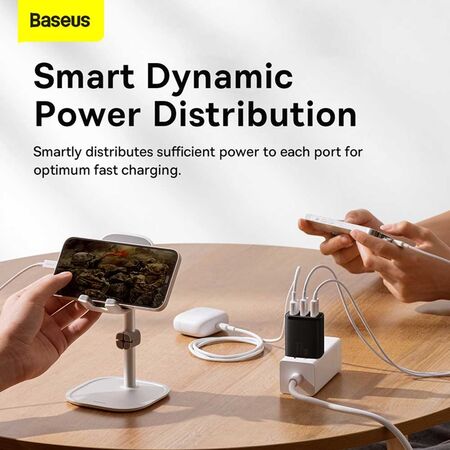 Baseus 3 USB Compact Charger 17W Baseus 3 USB Compact Charger 17W