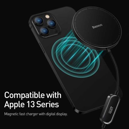 Baseus BS-W525 Simple Mini2 Magnetic Wireless Charger 15W