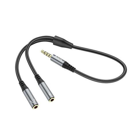 Hoco UPA21 2 in 1 Male to Female Headset Audio Adapter Cable
