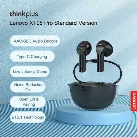 Lenovo ThinkPlus XT95 Pro True Wireless Earbuds Lenovo ThinkPlus XT95 Pro True Wireless Earbuds