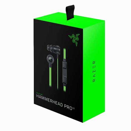 Razer Hammerhead Pro V2 Gaming In-Ear Headset Box Pacakging