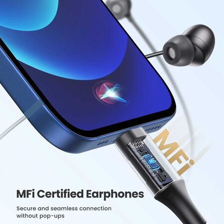 Ugreen MFi Certified In-Ear Lightning Headphone