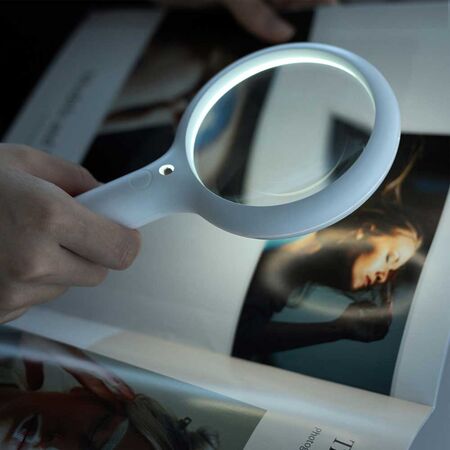 Xiaomi Handheld Magnifier Adjust Brightness Night Light