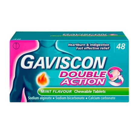 Gaviscon Double Action Tablets 48 mintGaviscon Double Action Tablets 48 mint