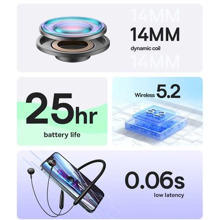 Baseus Bowie P1 Half In-ear Neckband Wireless Earphones