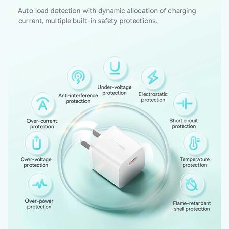 Baseus PD 20w GaN5 Fast Charger 1C Quick Charging Baseus PD 20w GaN5 Fast Charger 1C Quick Charging