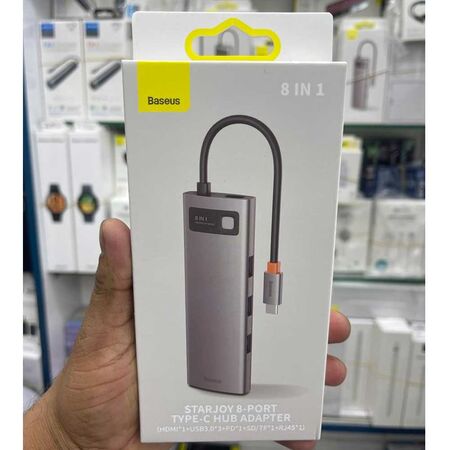 Baseus Starjoy 4 Port USB 3.0 Type-C Hub Adapter Box Packaging