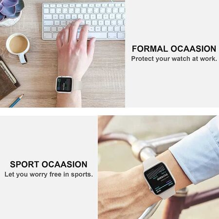 COTEetCI Screen Protector Bumper Protective Case For Apple WatchCOTEetCI Screen Protector Bumper Protective Case For Apple Watch