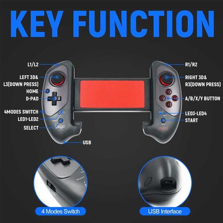 Ipega PG-9083S Wireless Adjustable Plug Game Controller