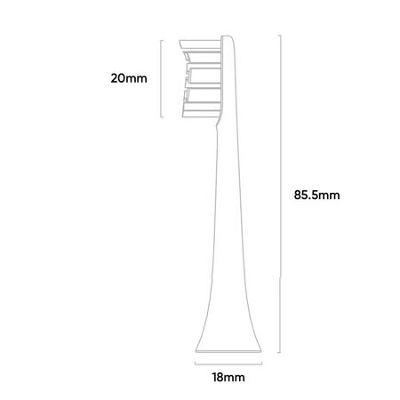 Realme M1 Sensitive Electric Toothbrush Head Realme M1 Sensitive Electric Toothbrush Head