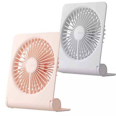 Jisulife Mini Rechargeable Ultra Thin Table Fan 4500mAh
