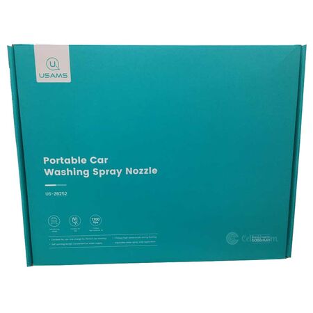 Usams US-ZB252 Portable Car Washing Spray Nozzle Box Packaging