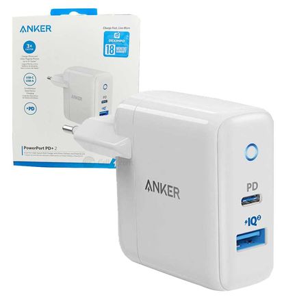 Anker PowerPort PD+ 2 Dual Port Wall Charger 35W