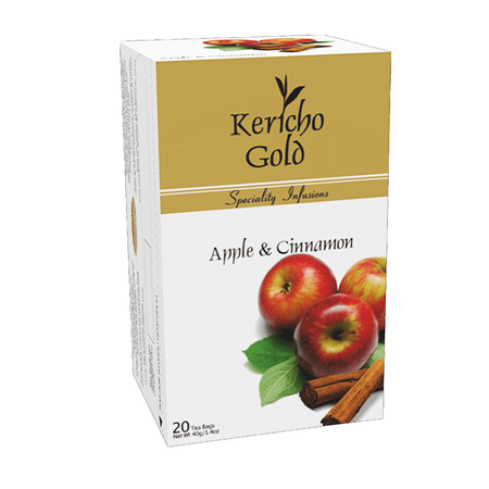 Kericho Gold Apple & Cinnamon Tea 20pcs