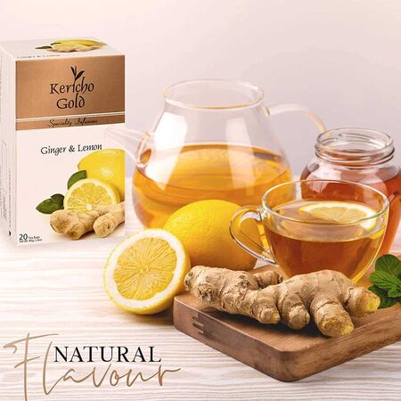 Kericho Gold Lemon Ginger Tea 20 pcs Kericho Gold Lemon Ginger Tea 20 pcs