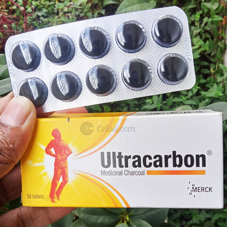 Ultracarbon X Medicinal Charcoal 10 Tablets Ultracarbon X Medicinal Charcoal 10 Tablets