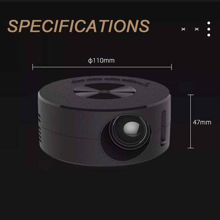 Unic YT200 Super Mini Projector​ Size