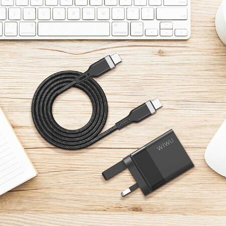 WiWU 30W Quick Charge Bundle Type-C To Type-C PD Charger