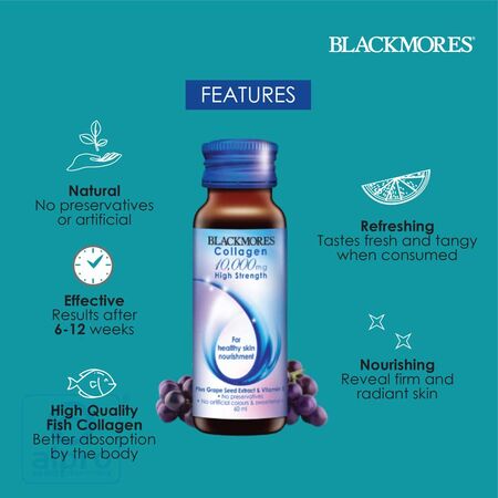Blackmores Collagen 10,000mg Mixed Collagen with Apple Juice