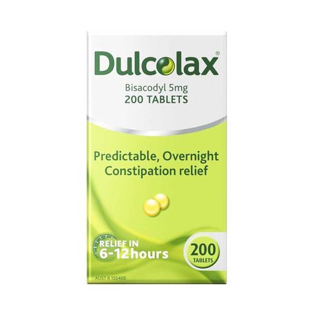 Durolax Bisacodyl Tablets 5mg 200 Tablets