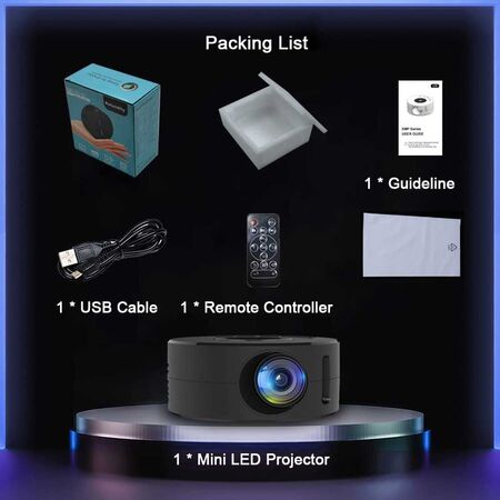 Mini LED 1080P Home Portable ProjectorMini LED 1080P Home Portable Projector