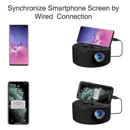 Mini LED 1080P Home Portable Projector