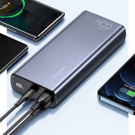 Usams CM-PB59 Fast Charging Power Bank 30000mAh Type-C to Type-C PD Cable