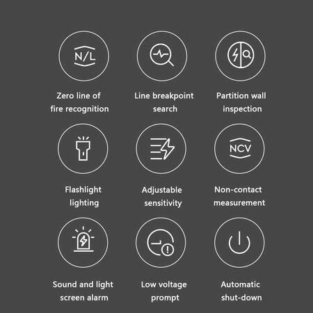 Xiaomi Duka EP-1 Smart Non-Contact Tester Voltage Detector Alarm Screen