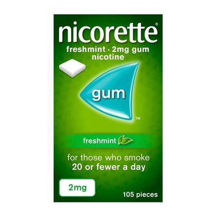 Nicorette Freshmint 2mg Sugar Free Coated Gum 105pcs