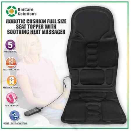 Robotic JB-100B Cushion Massage Full Size Seat Topper With Heat