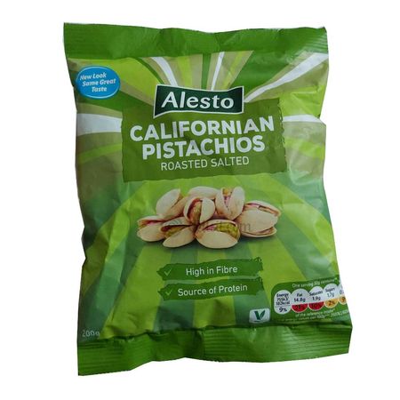 Alesto Californian Dry Roasted & Salted Pistachios 200g
