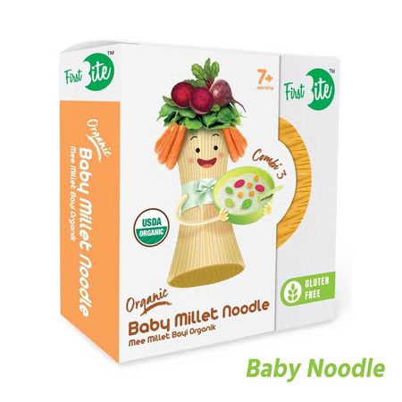 Broccoli Tomato Organic Baby Millet Noodle 180g